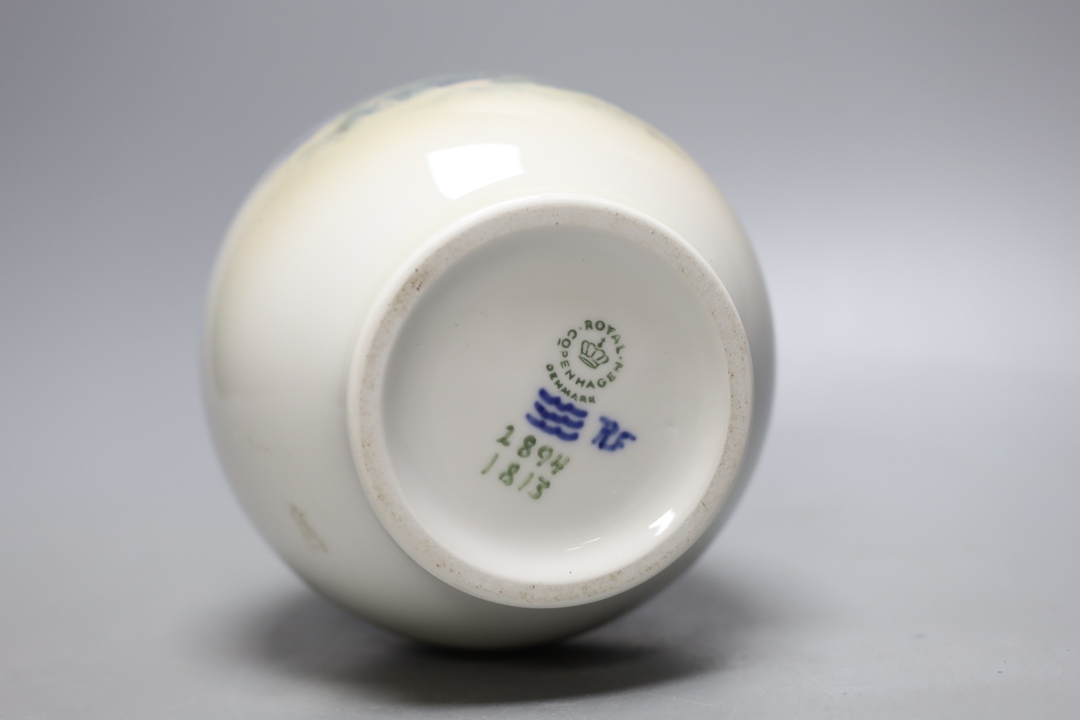 A Royal Copenhagen vase, marks to base RF28941813, height 17cm